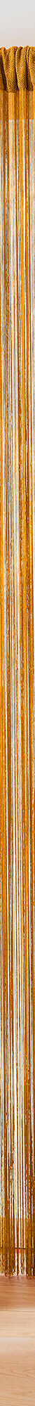 Rideau de fils découpable finition passe-tringle (orange) Rideau de fils découpable finition passe-tringle (orange)